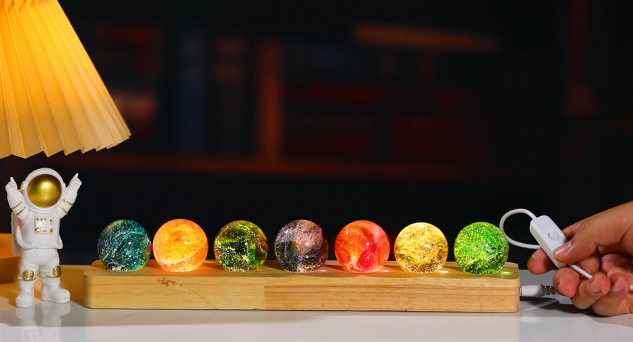 Amazon.com: Ornalrist 7 Chakra Natural Healing Spheres with Wooden